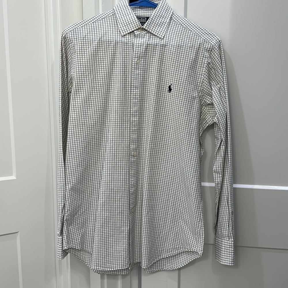 Polo classic fit button down shirt size S